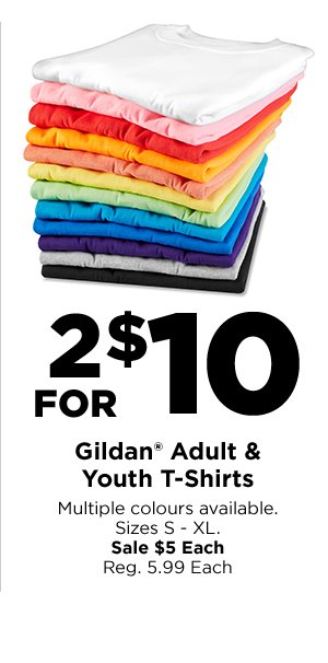 Gildan Adult & Youth T-Shirts