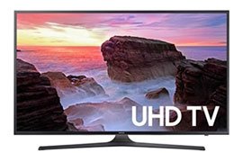 Samsung UN65MU6300 65 4K Ultra HD LED-backlit Smart HDTV (2017 Model) w/ 3x HDMI ports