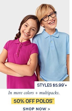 50% off Polos