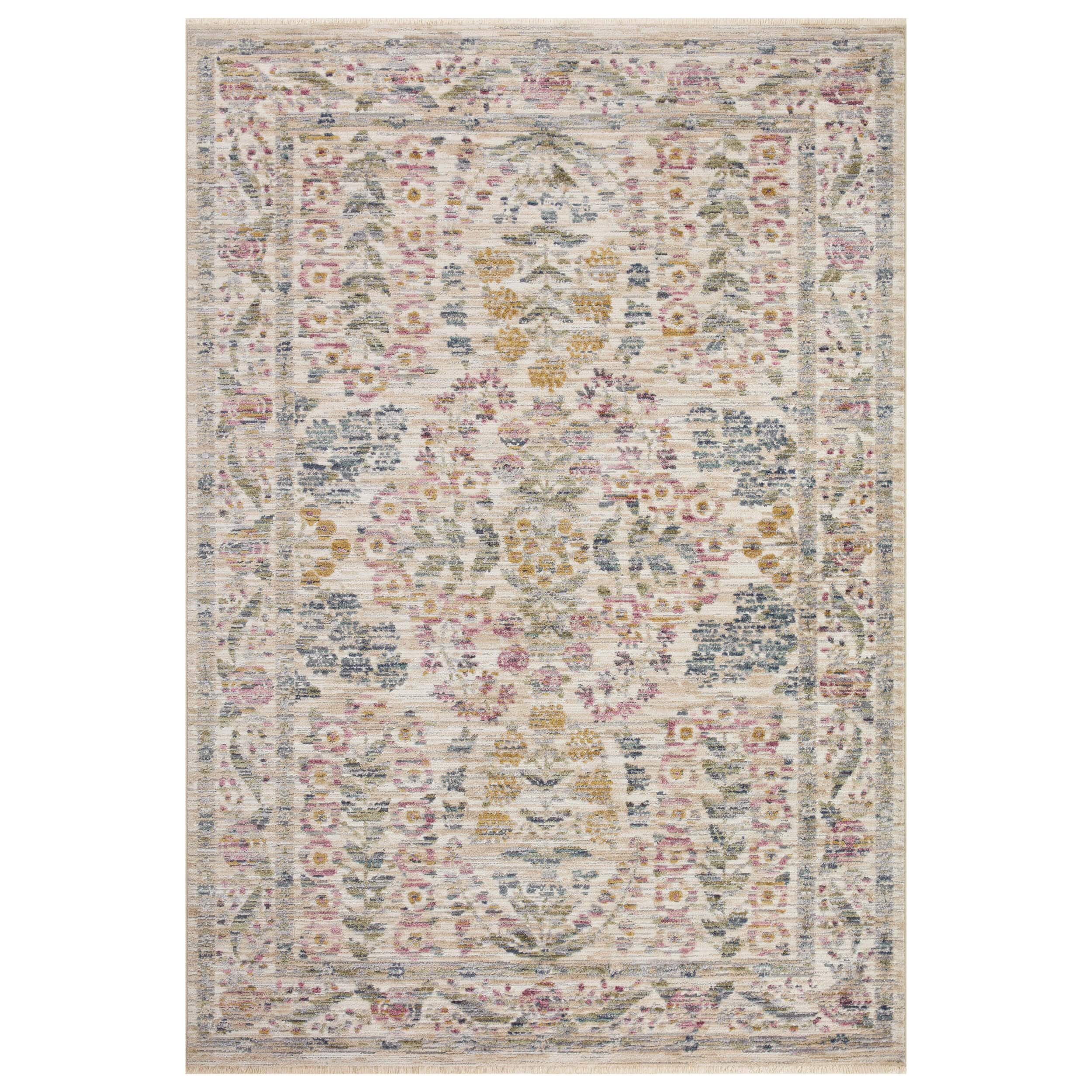 Image of Rifle Paper Co. x Loloi Rug Provence PRO-02, Fleur Ivory