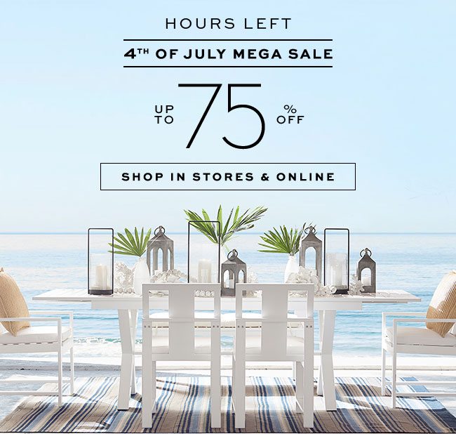 4TH OF JULY MEGA SALE