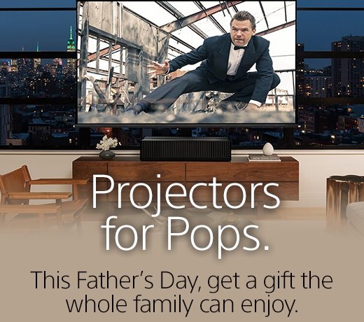 Projectors for Pops. This Father’s Day, get a gift the whole family can enjoy.