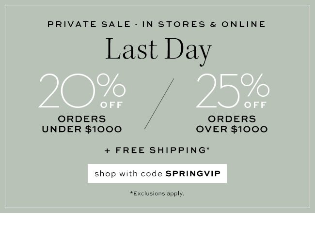 Private Sale