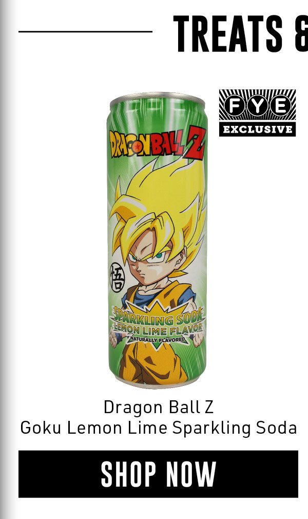 DBZ Goku Lemon Lime Sparkling Soda