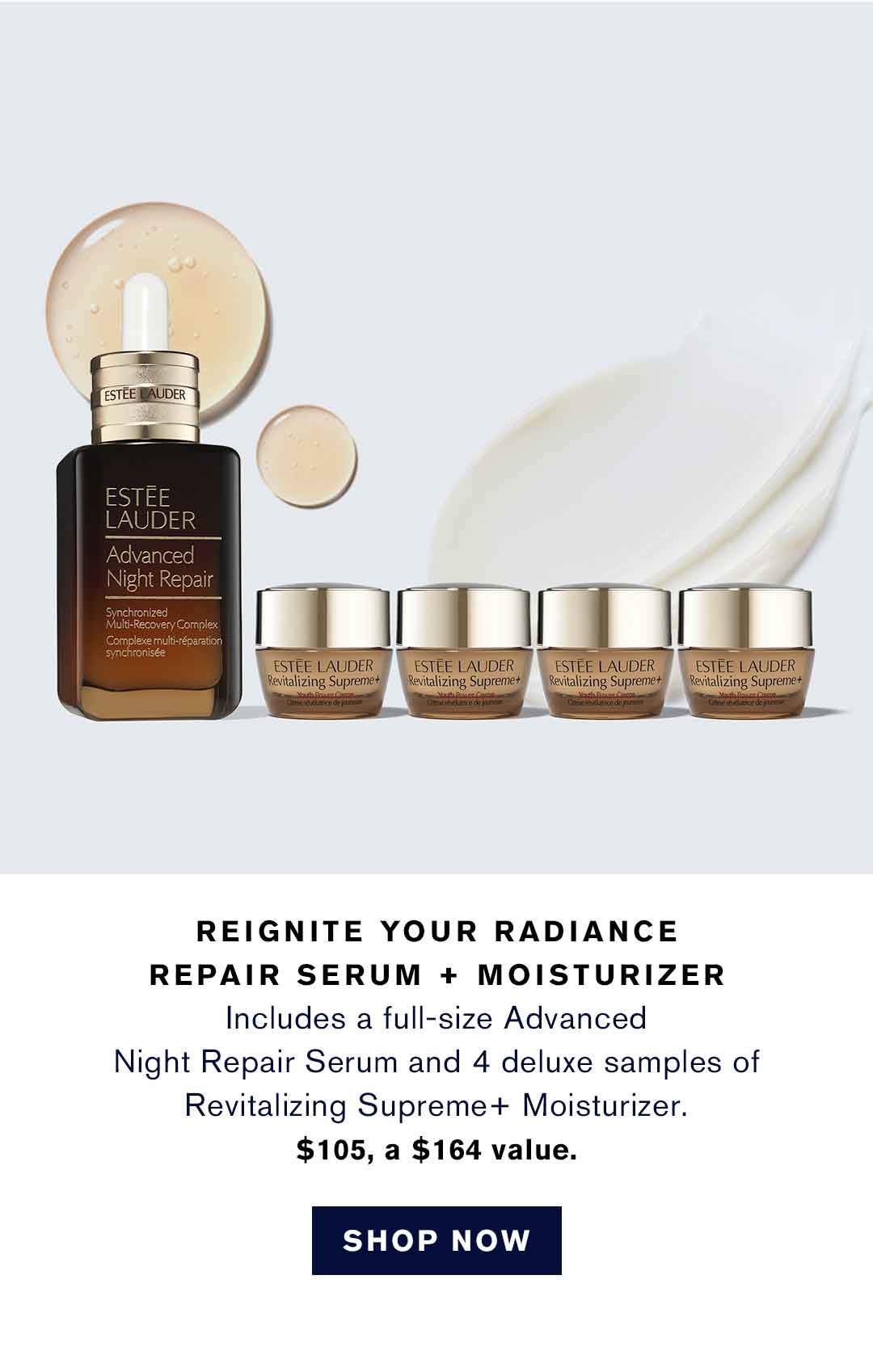 Reignite your Radiance
 Repair Serum + Moisturizer | Shop Now