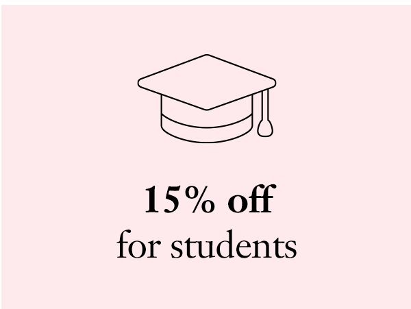 15% Student Discount