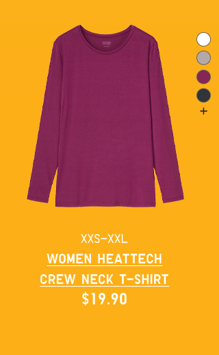 WOMEN HEATTECH CREW NECK T-SHIRT