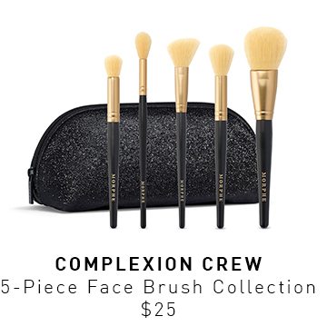 Complexion Crew 5-Piece Face Brush Collection $25