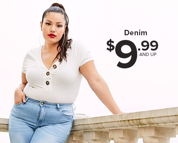 Shop Jeans $9.99 and Up