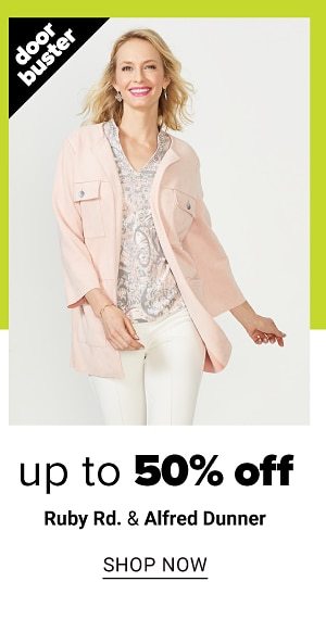 up to 50% off Ruby Rd. & Alfred Dunner - Shop Now