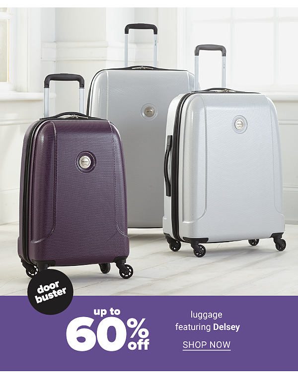 Up to 60% off Luggage feat. Delsey - Shop Now