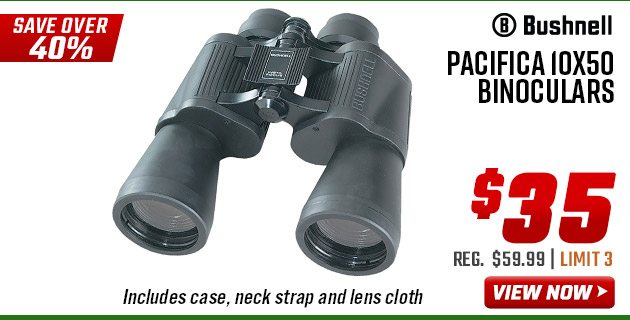 Bushnell Pacifica 10x50 Binoculars