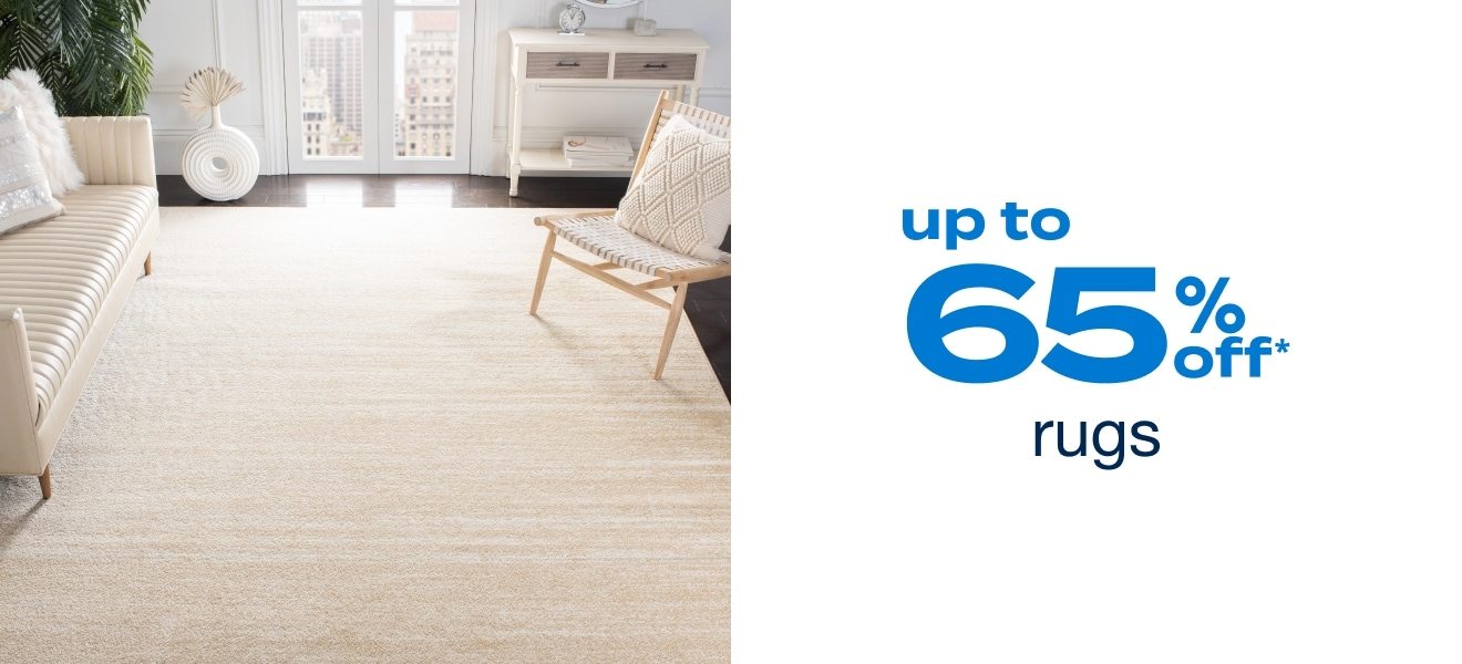 Up to 65% off Rugs