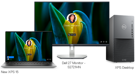 New XPS 15, Dell 27 Monitor - S2721HN and XPS Desktop