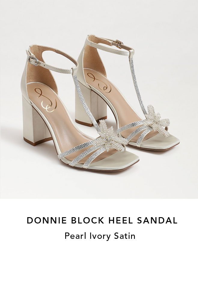 Donnie Block Heel Sandal 