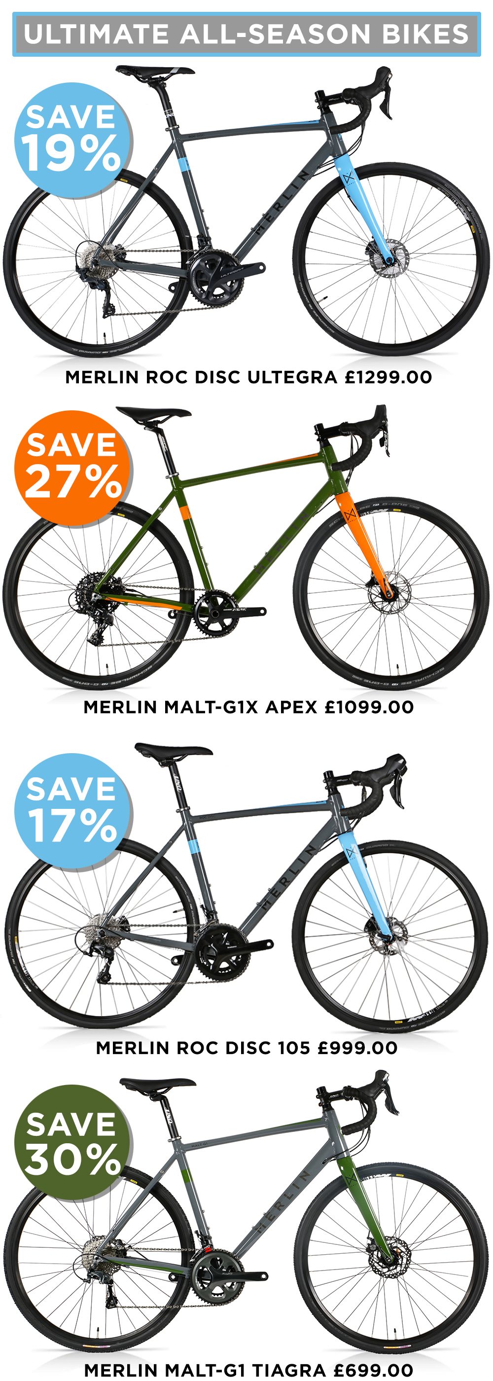 merlin malt g2p tiagra gravel bike