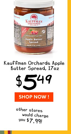 Kauffman Orchards Apple Butter Spread