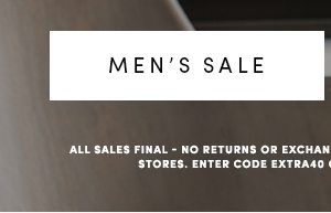 MEN'S SALE