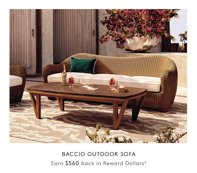 BACCIO OUTDOOR SOFA