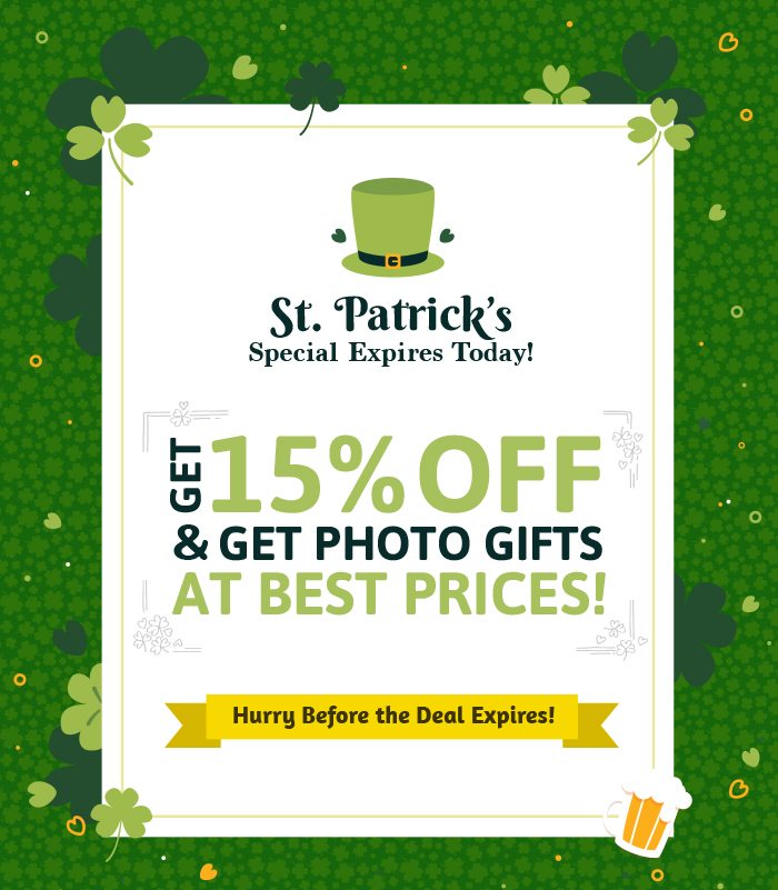 Last chance to grab 15% OFF site-wide! Get Your Greens Saved for the Patrick's Day!