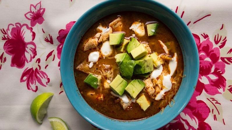 Mexican Tortilla Soup (Sopa Azteca)