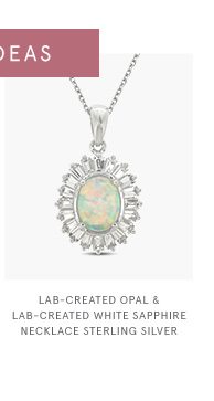 Lab-Created Opal Necklace