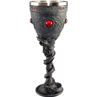 Red Gem Dragon Stem Goblet