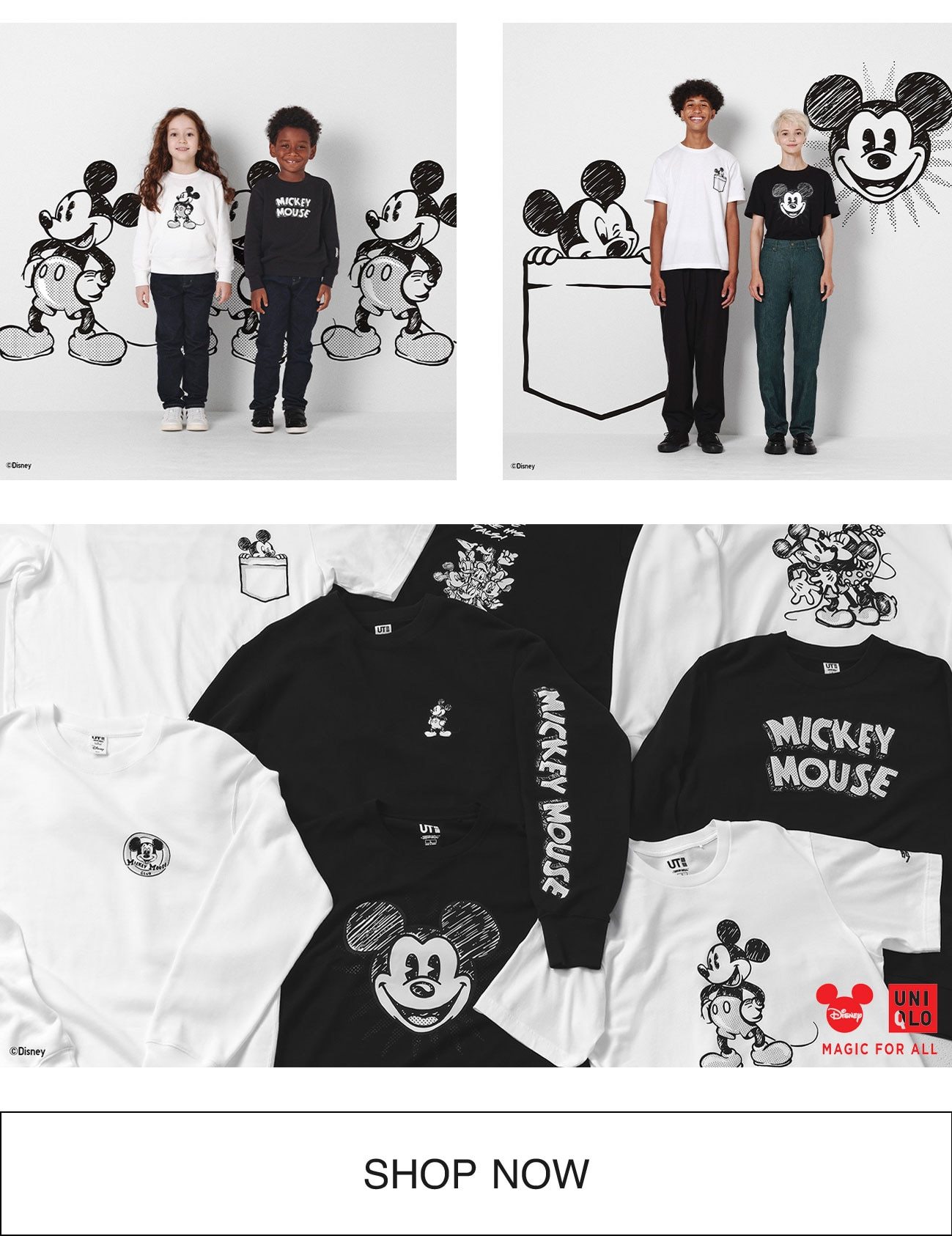 Monochrome Mickey Mouse Art