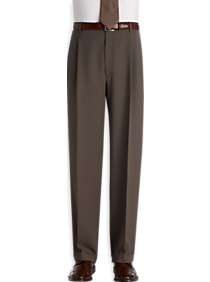 Joseph & Feiss Gold Classic Fit Dress Pants Dark Brown