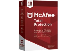 1-year McAfee Total Protection