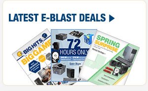 Latest E-Blast Deals