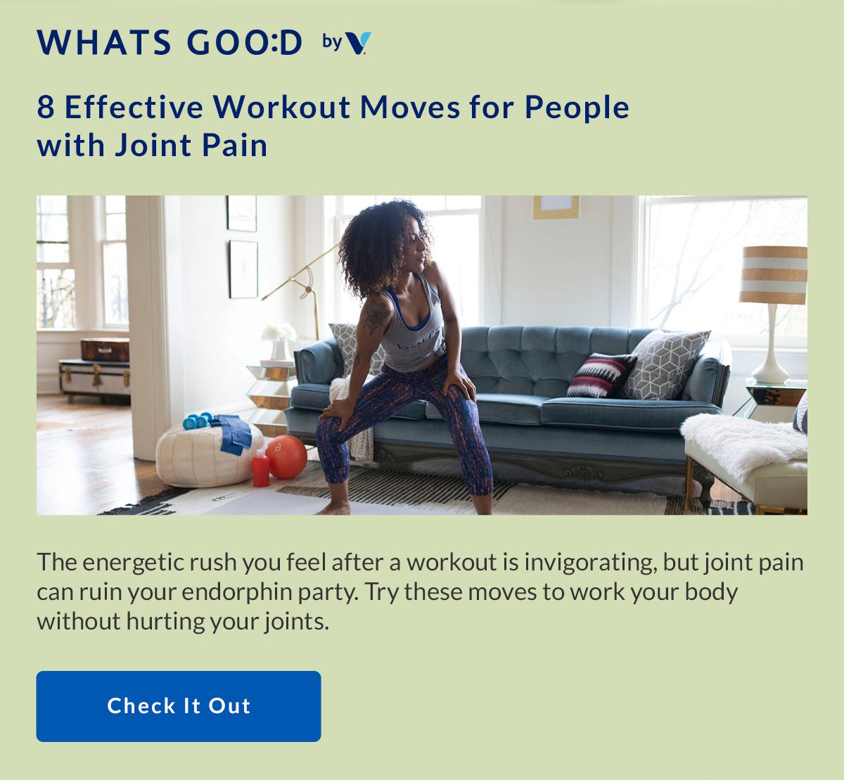 8 Effective Workout Moves for People with Joint Pain