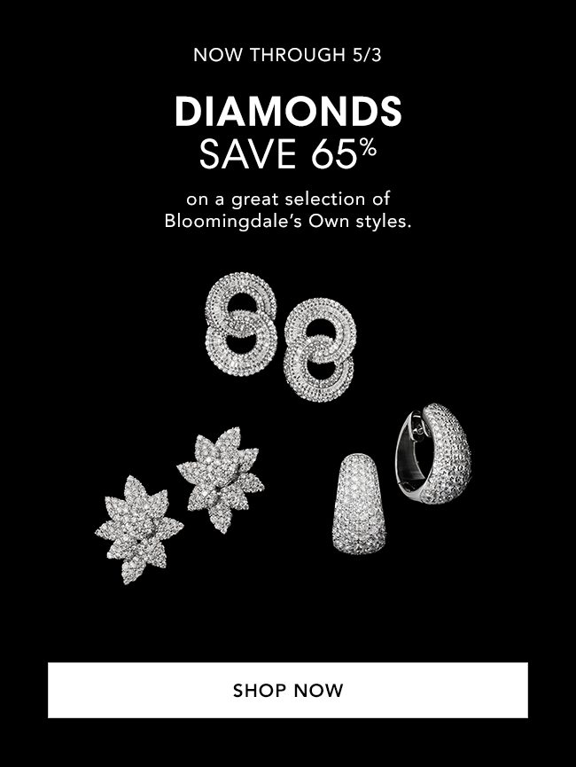 DIAMONDS SAVE 65%