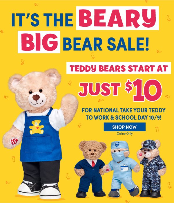 Big teddy bear for $10 online