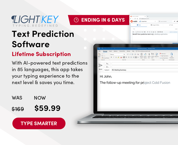 LightKey Text Prediction Software | Type Smarter