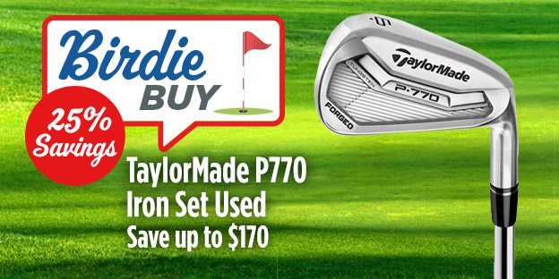 TaylorMade P770 Iron Set Used - Now: $344.99