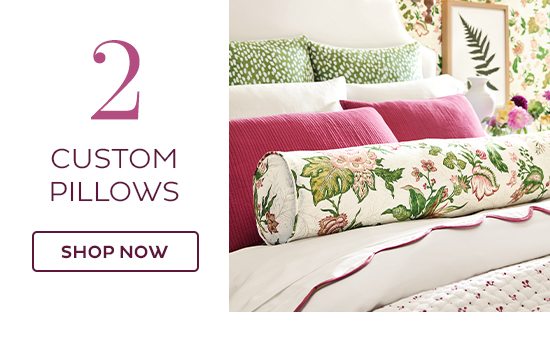 2. Custom Pillows - Shop Now