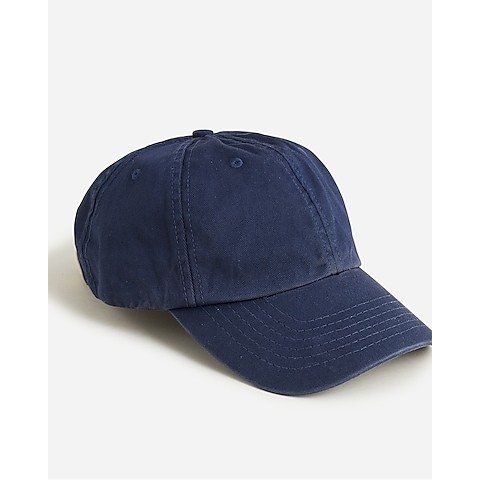 Made-in-the-USA garment-dyed twill baseball cap