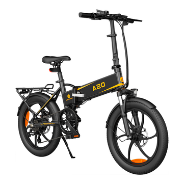[EU Direct] ADO A20 XE 36V 10.4AH 250W 20x1.95in Folding Electric Bicycle Certified Lighting 25KM/H Speed 80KM Mileage Electric Bike