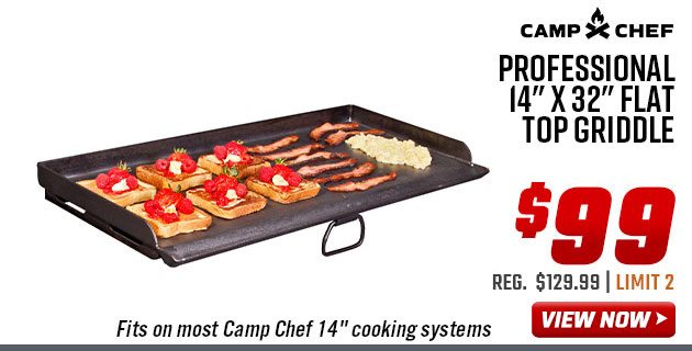 Camp Chef Professional 14''x32'' Flat Top Griddle