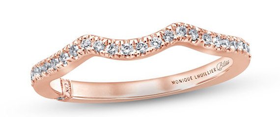 Diamond and Rose Gold Band