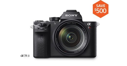 SAVE $500: Alpha 7R II Camera