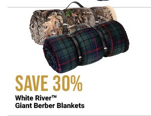 White River Giant Berber Blankets