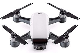 DJI Spark Portable Mini Drone Fly More Combo (Alpine White)