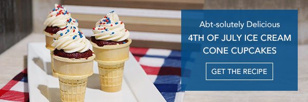 4th of July Ice Cream Cone Cupcakes