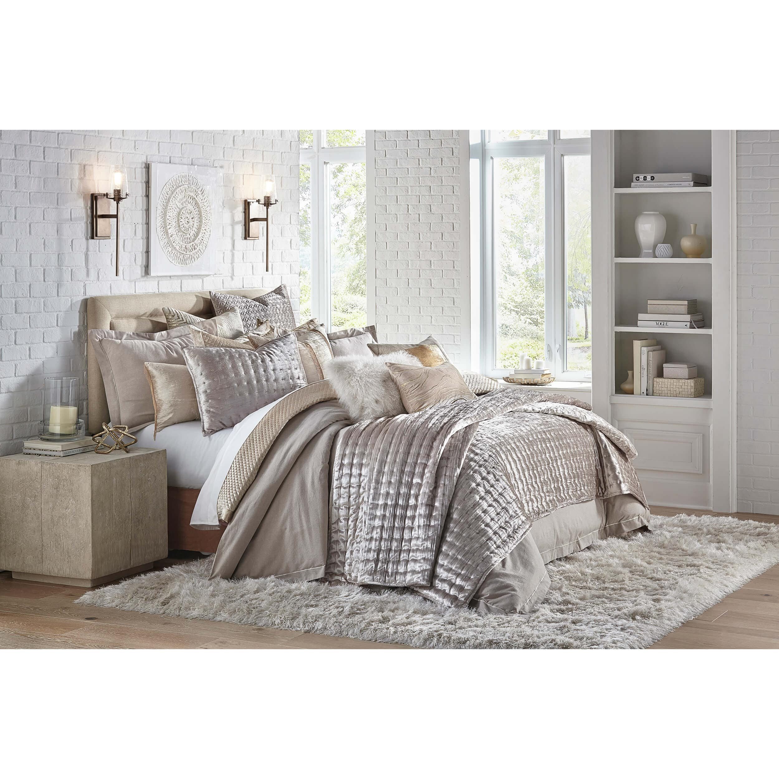 Image of Prato Quilt Set, Beige