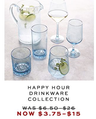 HAPPY HOUR DRINKWARE COLLECTION