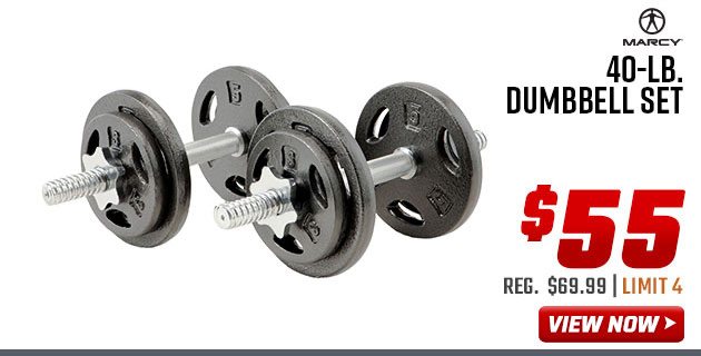 Marcy 40-lb. Dumbbell set