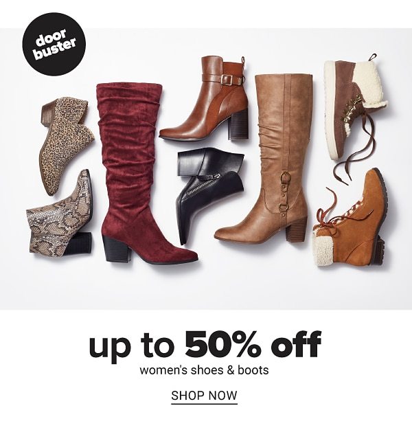 Up to 50% Off Women's Shoes & Boots - Shop Now