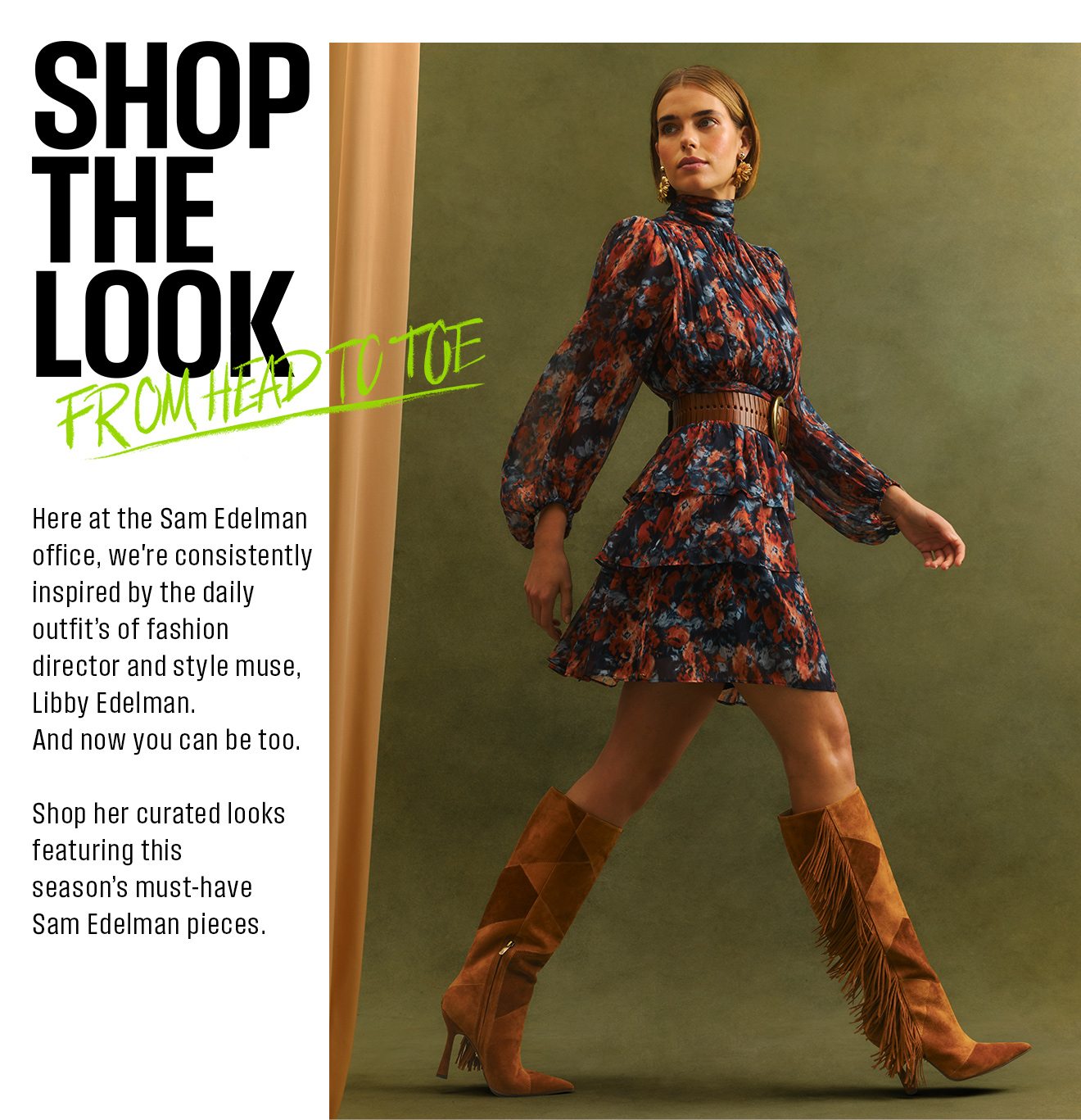 Shop The Look From Head To Toe | Here At The Sam Edelman Office, We're Consistently Inspired By The Daily Outfit's Of Fashion Director And Style Muse, Libby Edelman. And Now You Can Be Too. Shop Her Curated Looks Featuring This Season's Must-have Sam Edelman Pieces.